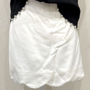 Top shop white skirt